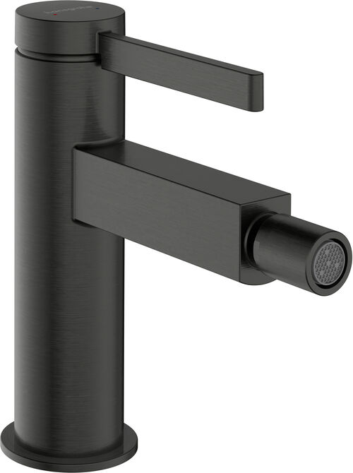 Miscelatore per bidet Hansgrohe Finoris Nero opaco
