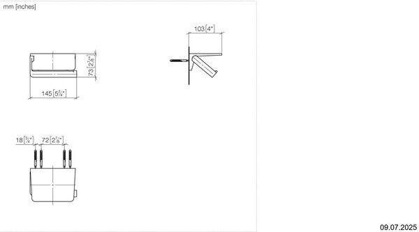 Papierhalter Dornbracht Imo Light gold geb&uuml;rstet image number 1