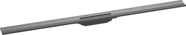 Duschrinne Hansgrohe RainDrain Flex, 120 cm kürzbar, Rostbreite 76 mm, zur Wandmontage, Fertigset image number 0