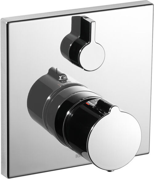 Duschmischer-Endmontageset KWC Thermostat Chromeline
