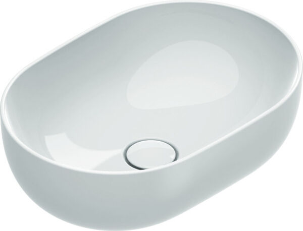 Lavabo d'appoggio Catalano Sfera, 50 x 35 cm altezza 16 cm senza troppopieno image number 0