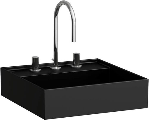Lave-mains Laufen Kartell 46 x 46 cm Noir mat