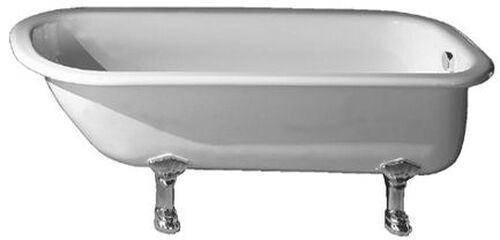 Badewanne Schmidlin Roma freistehend 170 x 75 cm Weiss Cleaneffekt