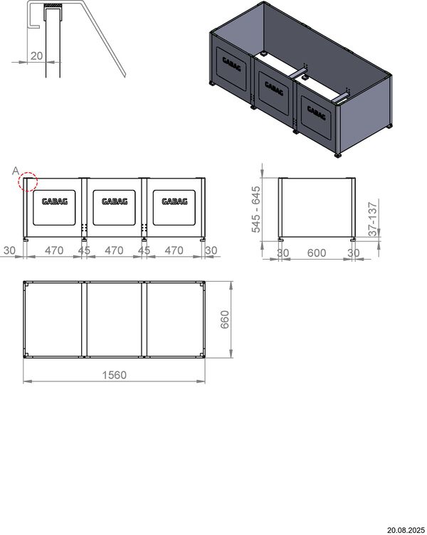 Badewannentr&auml;ger Gabag Compact C 500 image number 1