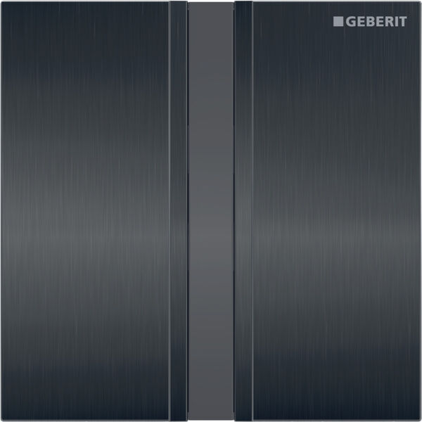 Commande urinoir Geberit HyTronic IR Typ50 square chrome noir image number 0