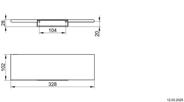 Tablette pour douche Keuco Aveno Noir mat image number 1
