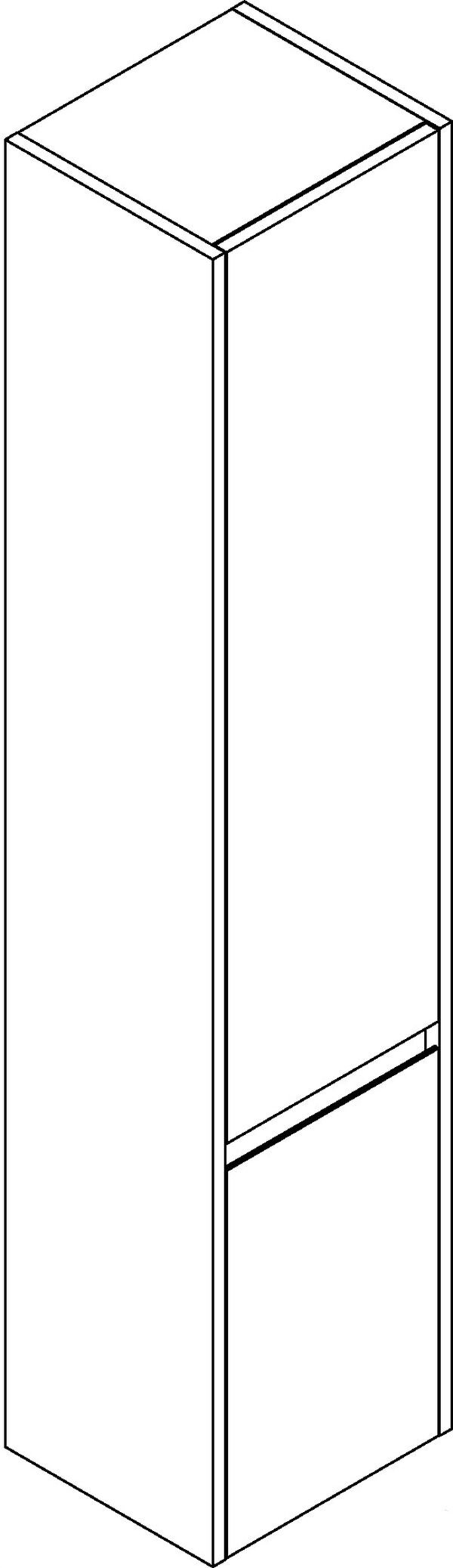 Armoire haute Alterna universale S Tortona image number 0