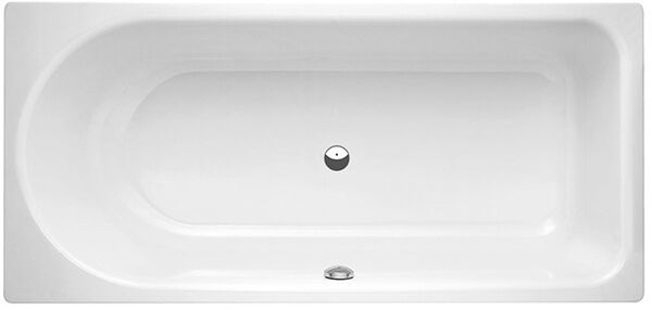 Vasca da bagno Schmidlin Ocean 170 x 75 cm, profondità 45 cm parte dorsale a sinistra, acciaio image number 0