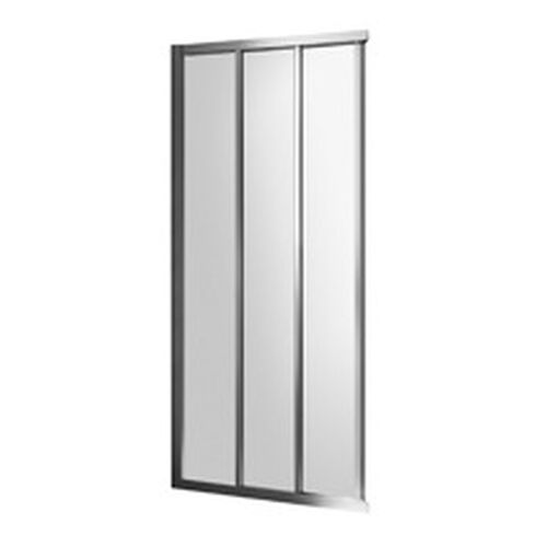 Gleittüre für Eckeinstieg Duscholux Optima 6 silbereloxiert Echtglas klar CareTec Pro