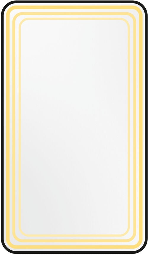Lichtspiegel Euraspiegel Pedro Schwarz matt Lichtfarbe Neutralweiss 4000 K