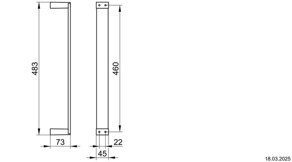 Porte-linge Keuco Edition 11 Finition acier inoxydable image number 1