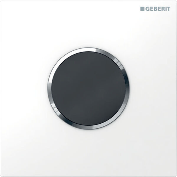 Commande urinoir Geberit HyTronic IR Typ10 round Blanc/Brillant/Blanc image number 0