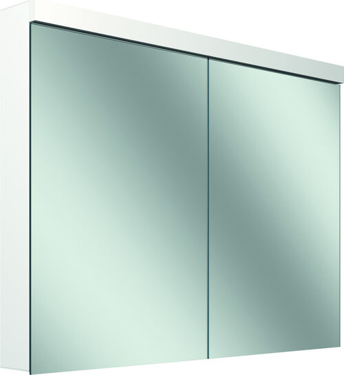 Armoire de toilette Schneider Low plus LED Blanc