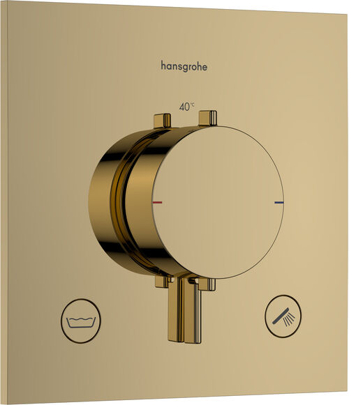 Duschsystem Hansgrohe Ecostat Comfort E Brushed black chrome