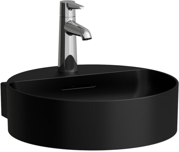 Handwaschbecken Laufen Val 40 x 42.5 cm Schwarz matt image number 0