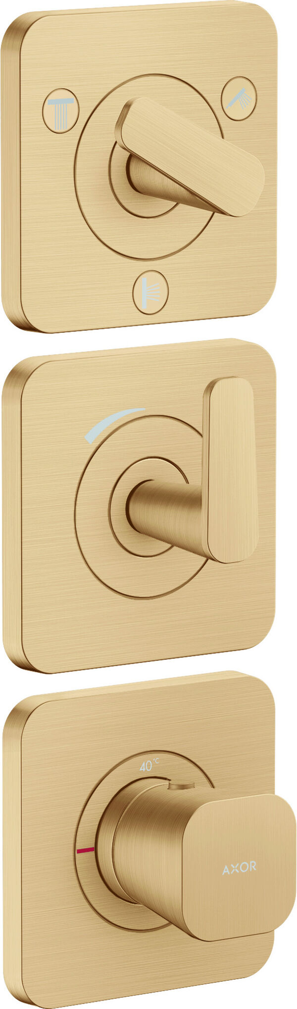 Duschsystem Axor Citterio C Brushed bronze Standard image number 0
