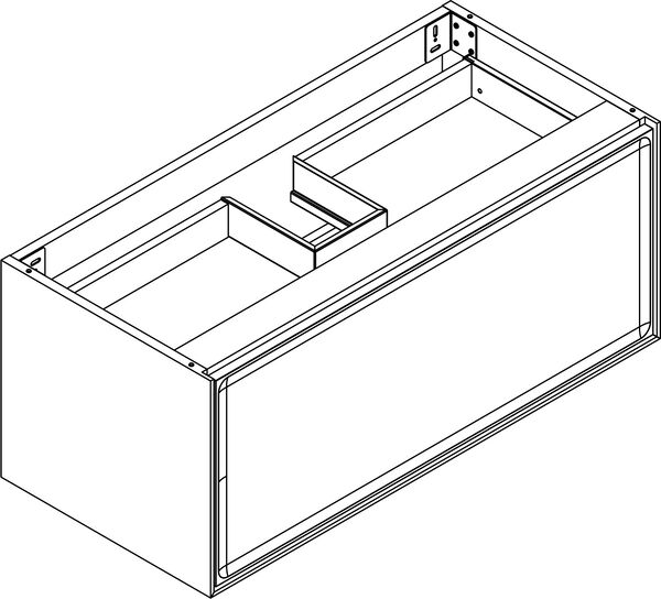 Meuble sous-lavabo Alterna elena plus Gris ombra image number 0
