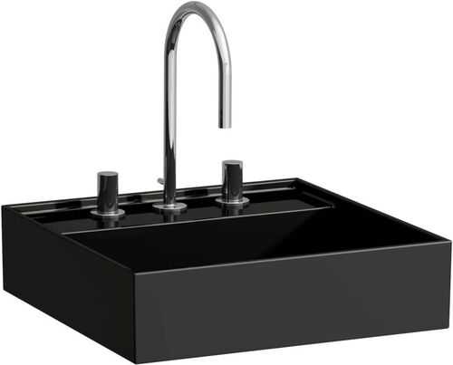 Wandbecken Laufen Kartell schwarz