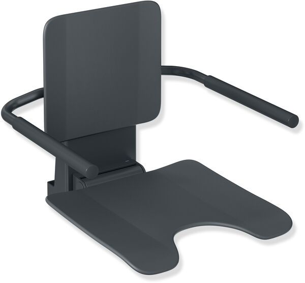 Einhängesitz Hewi 900 A 63,7 cm mit Armlehnen Hygieneausschnitt image number 0