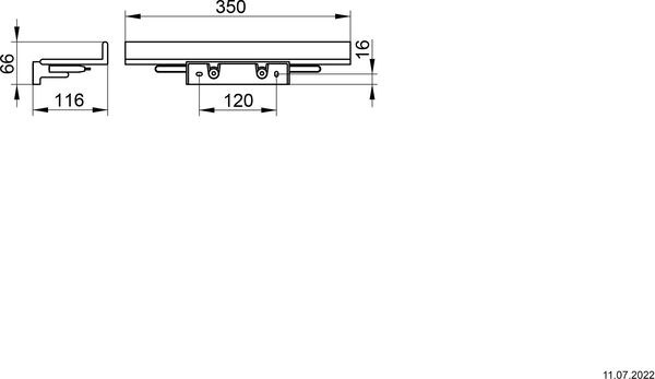 Tablette pour douche Keuco Collection Reva Noir mat image number 1