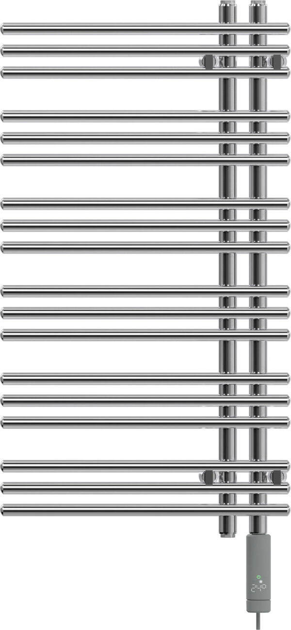 Badheizk&ouml;rper Zehnder Yucca Asym Verchromt Heizpatrone rechts image number 0
