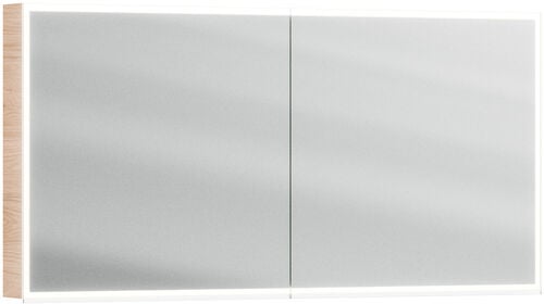 Armoire de toilette Alterna luuna LED plus Casella oak Couleur de lumi&egrave;re r&eacute;glable en continu 2700-6500 K