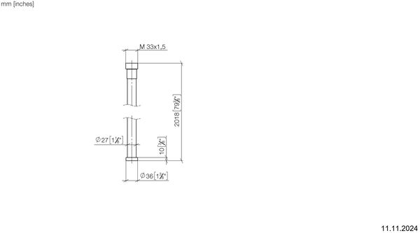 Schlauch Dornbracht Water Tube Kneipp chrome matt image number 1