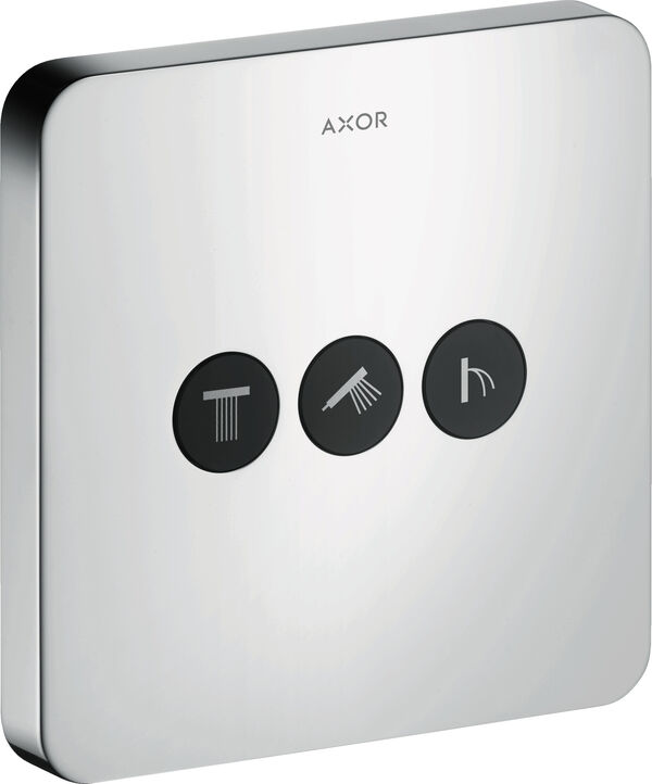 Sistema da doccia Axor ShowerSelect, rubinetto d'arresto ½" 3 uscite, ad utilizzo tramite image number 0