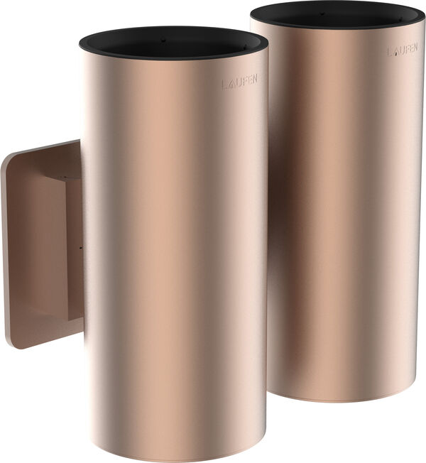 Doppel-Zahnputzbecher Laufen Niara, Wandmodell image number 0