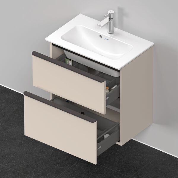 Waschtischm&ouml;bel Duravit D-Neo Taupe matt image number 3