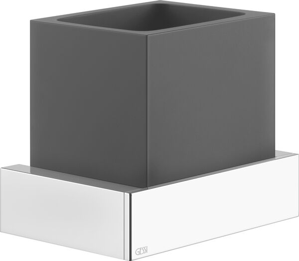 Glashalter Gessi Rettangolo Verchromt image number 0