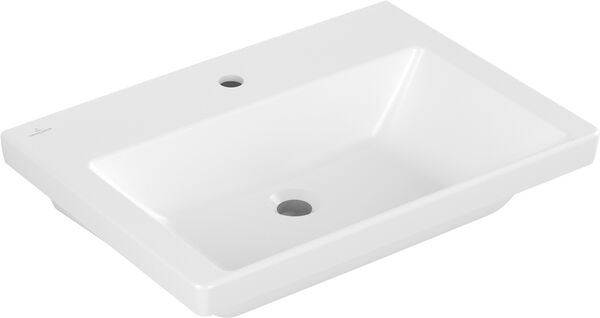 Waschtisch Villeroy & Boch Subway 3.0 65 x 47 cm Stone white matt Cleaneffekt image number 0
