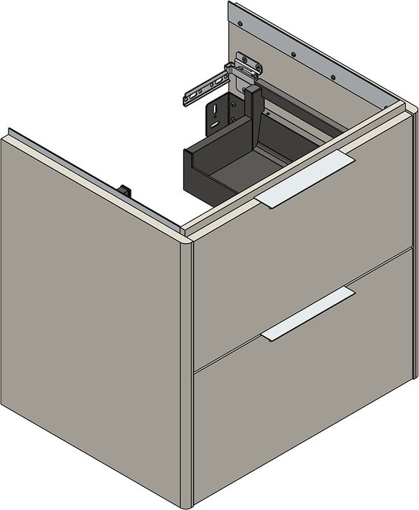 Meuble sous-lavabo Alterna pro S Blanc premium image number 0