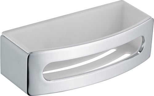 Schwammhalter Keuco Elegance verchromt Kunststoffeinsatz weiss