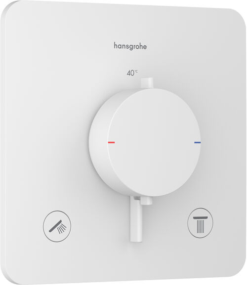 Duschsystem Hansgrohe Ecostat Comfort Q Weiss matt Duschsystem Hansgrohe Ecostat Comfort Q Weiss matt