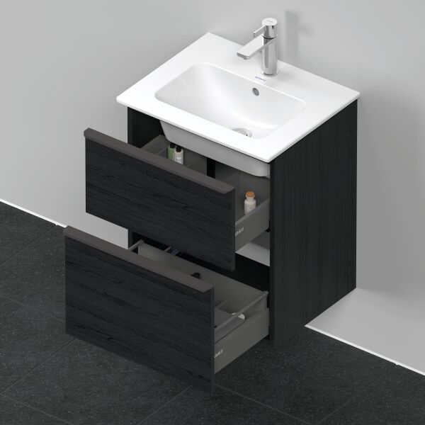Armadio sottolavabo Duravit D-Neo Rovere nero image number 3