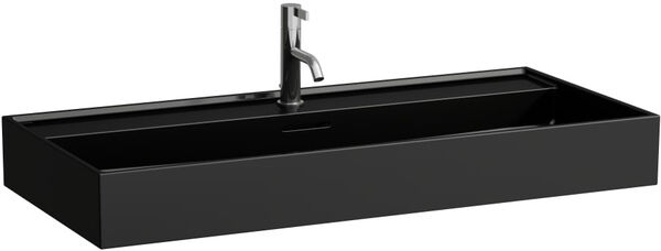 Lavabo d'appoggio Laufen Kartell, 100 x 46 cm altezza 12 cm senza troppopieno image number 0