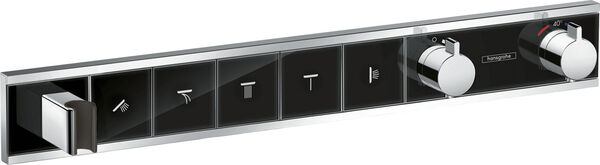 Duschsystem Hansgrohe Rain Select verchromt-schwarz image number 0