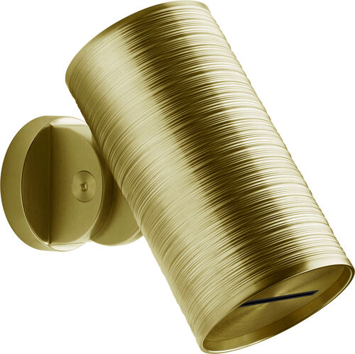 Gessi Spotwater 316 Waterfall brushed brass trame