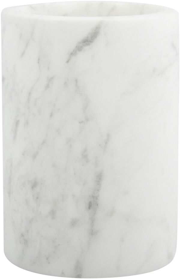 Zahnbecher Spirella Sana Weiss marmoriert image number 0