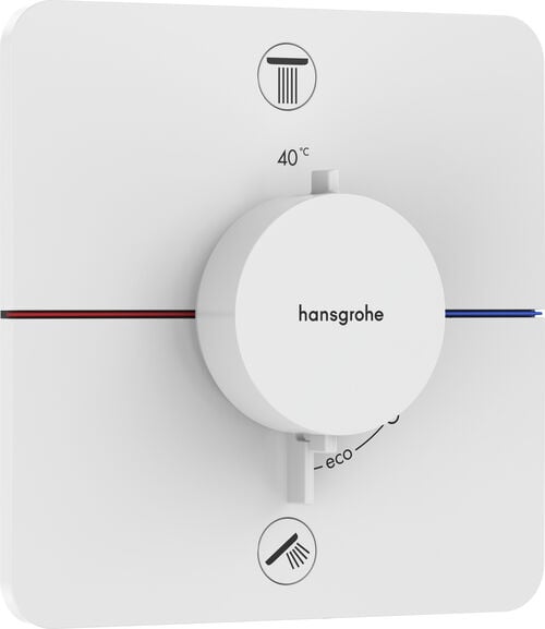 Duschsystem Hansgrohe Shower Select Comfort Q Schwarz matt