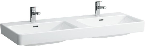 Lavabo double Pro S 120 x 47 cm Blanc Cleaneffekt image number 0