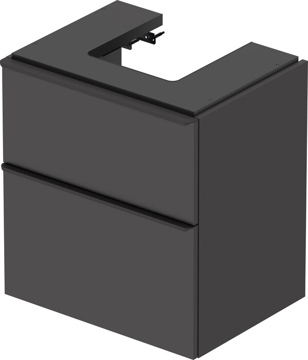 Meuble sous-lavabo Duravit D-Neo Graphite mat image number 0