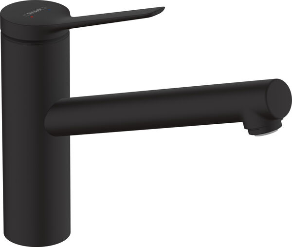 Sp&uuml;ltischmischer Hansgrohe Zesis Schwarz matt image number 0