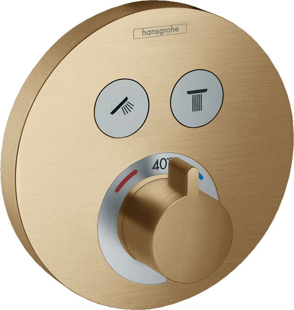 Sistema da doccia Hansgrohe ShowerSelect, termostato ½" 2 uscite  image number 0