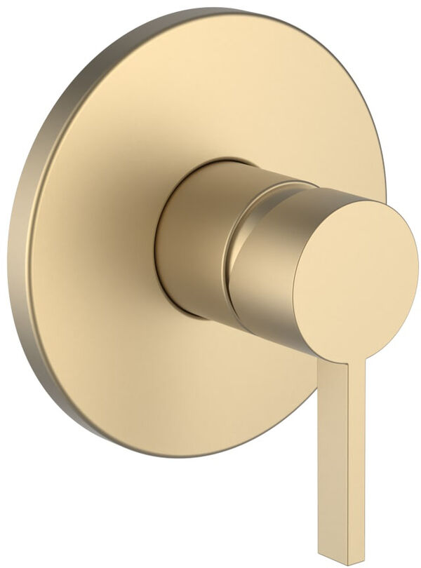 Duschenmischer-Endmontageset Laufen Kartell &frac12;" Gold&nbsp;matt pale&nbsp;PVD image number 0