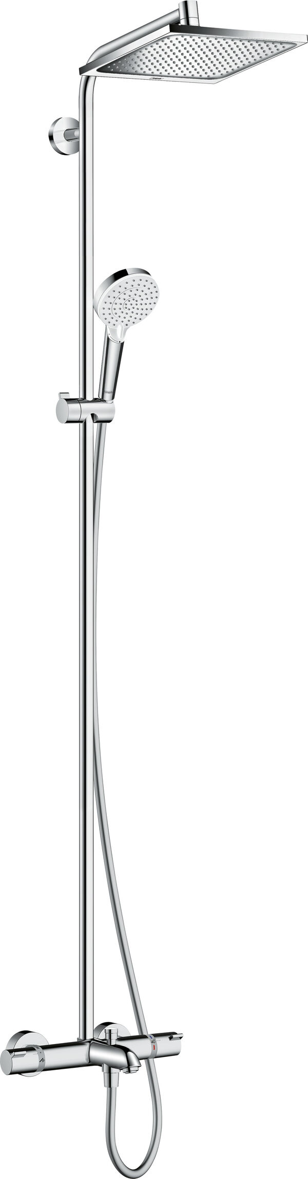 Showerpipe Hansgrohe Crometta E 240, bagno miscelatore da per bagno termostato image number 0