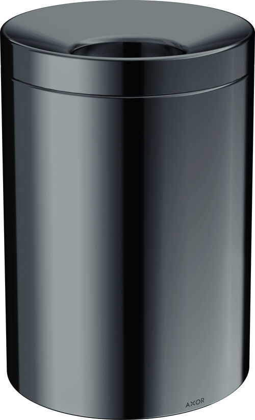 Abfalleimer Axor Universal Circular polished black chrom