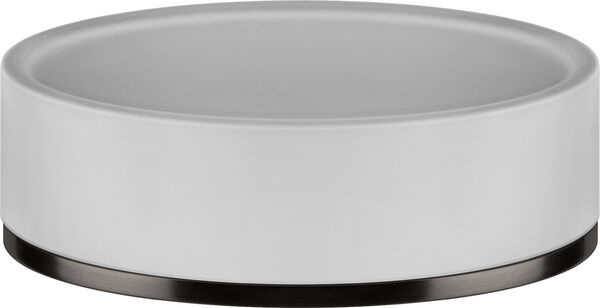 Porte-savon Gessi Habito Black metal brushed image number 0