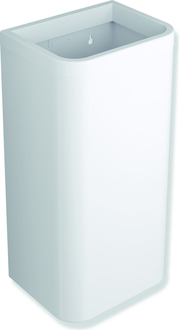 Poubelle &agrave; papier Hewi 477 Blanc signalisation El&eacute;ment de cadre blanc signalisation image number 0